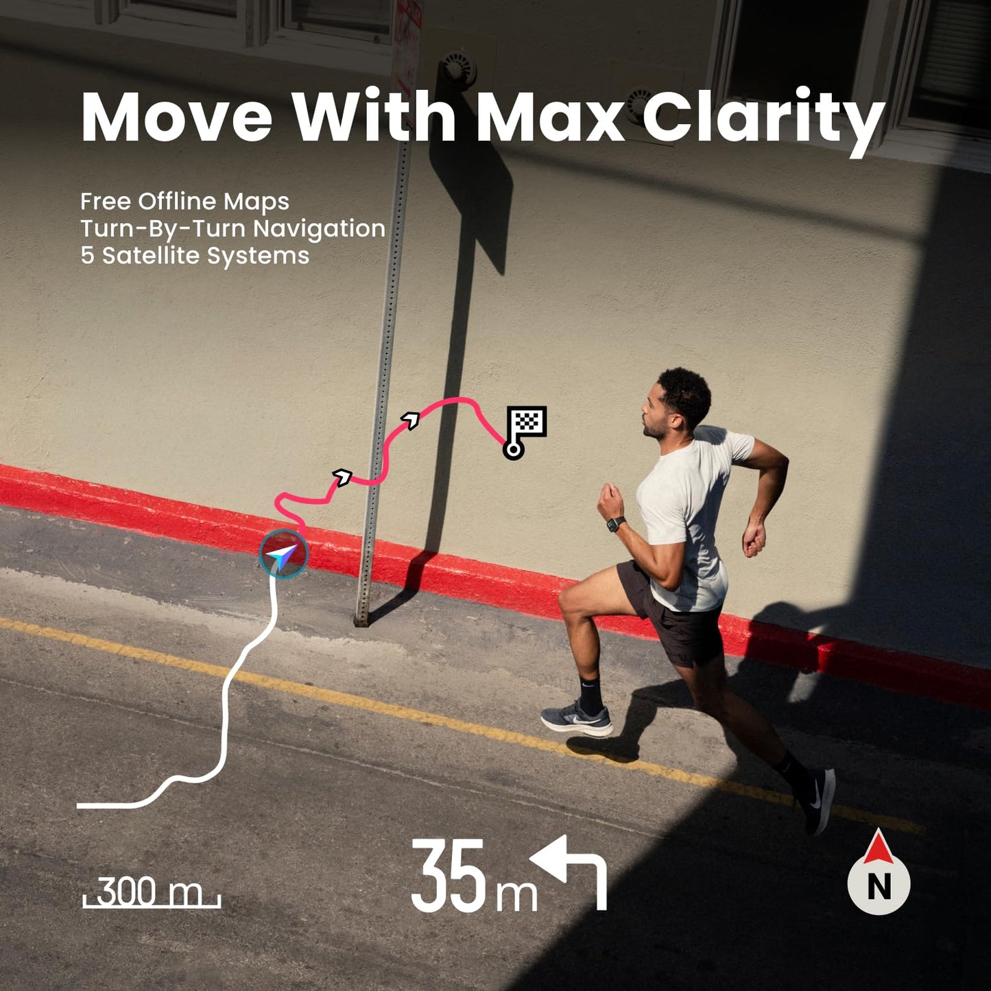 Amazfit Bip Max Smart Watch, 2.07" AMOLED Display, GPS, iOS/Android