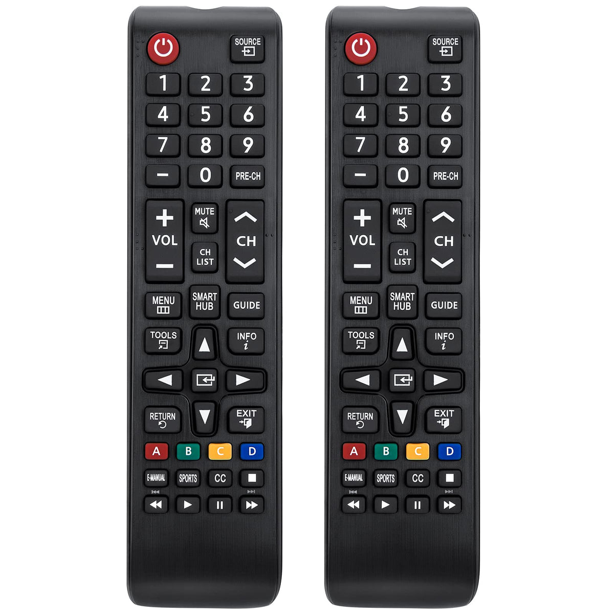 (2 Pack) Replacement Remote for Roku Box Express Player Premiere Control