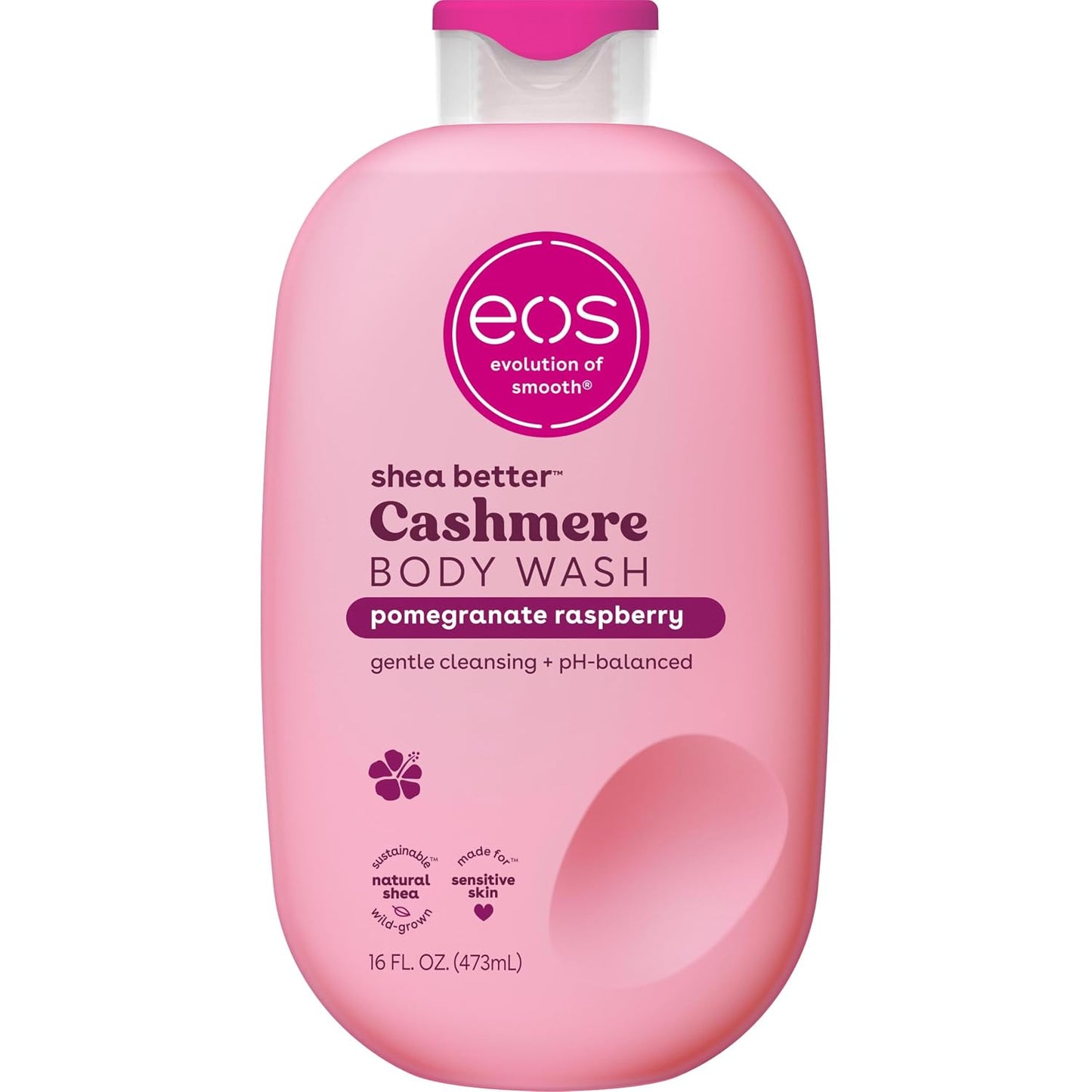 eos Cashmere Body Wash- Vanilla Cashmere, Creamy Gel with Shea Butter, 16 fl oz