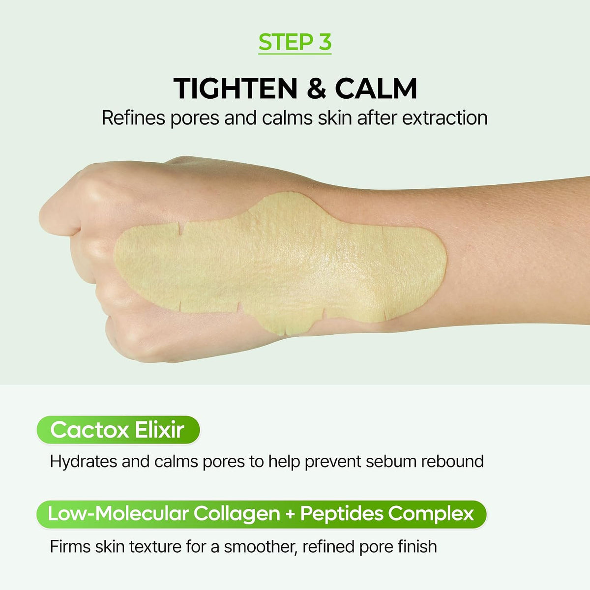 Dr.Melaxin CACTOX 3-STEP NOSE MASK PACK with AHA & PHA for Sebum Softening Pore Tightening Skin Repair 3-Step Nose Pore Pack