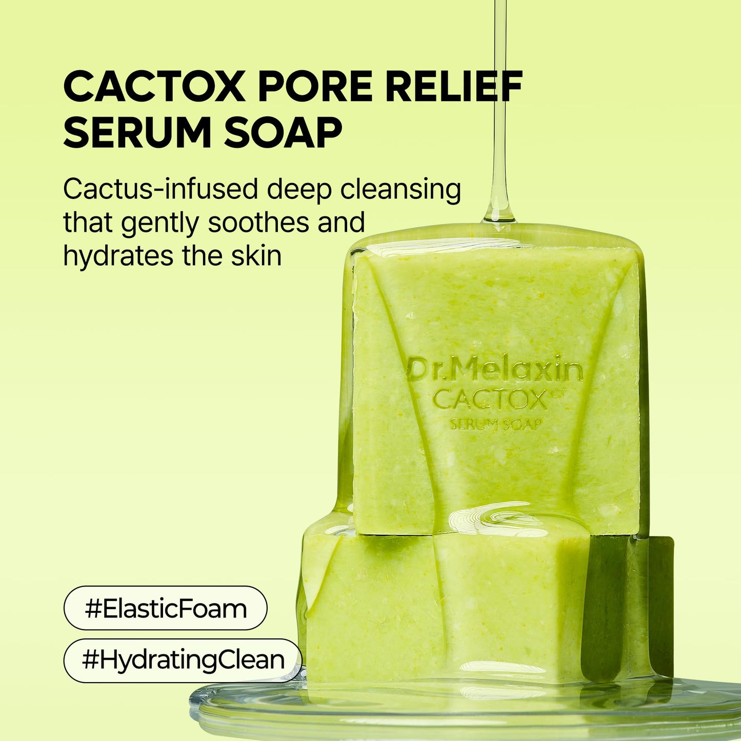Dr.Melaxin Kojic Acid Turmeric Serum Soap with Niacinamide, Tone Care Cleansing Bar for Uneven Skin Tone & Dark Spots, 3 Botanical Oils for Deep Cleansing, Facial & Body Soap