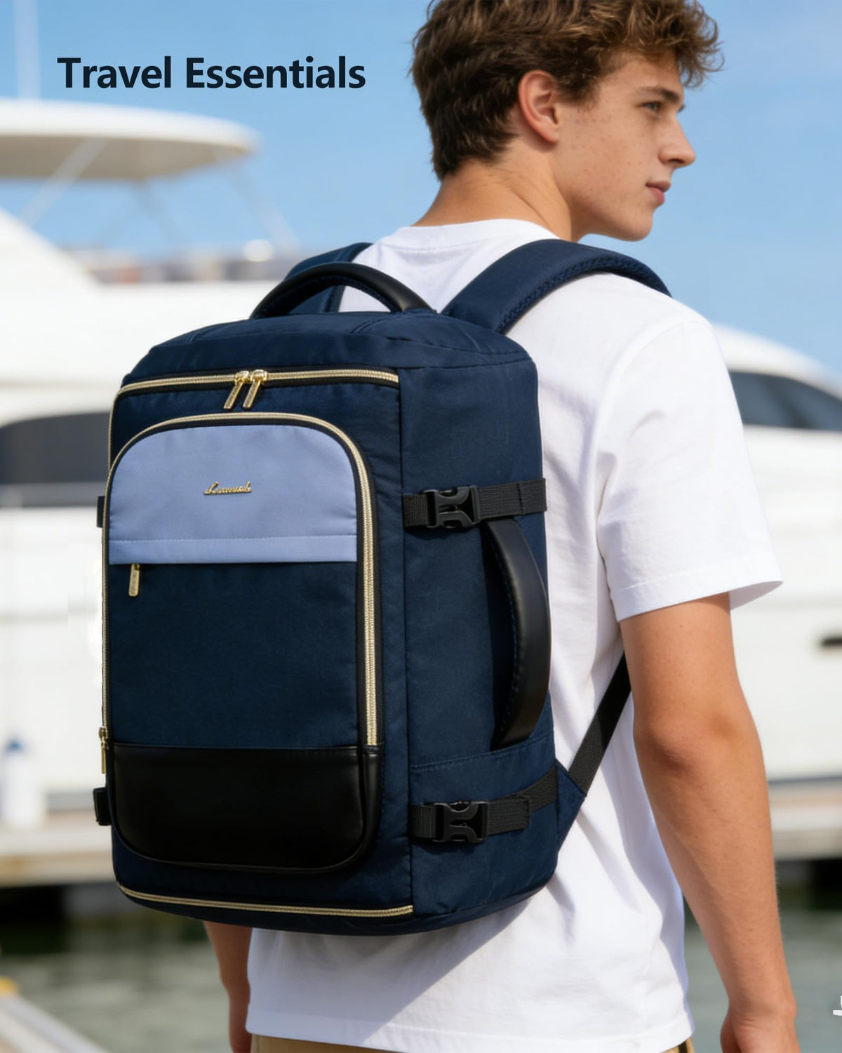 LOVEVOOK Travel Backpack Carry on Flight Approved for Women/Men