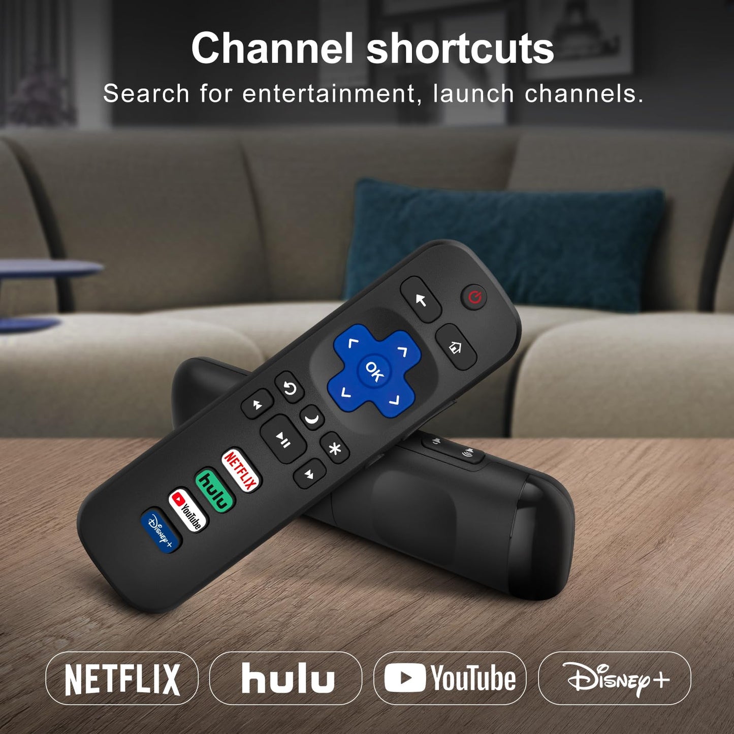 Universal-TV-Remote-Control for Samsung LG Vizio Roku TCL Hisense Sony TVs