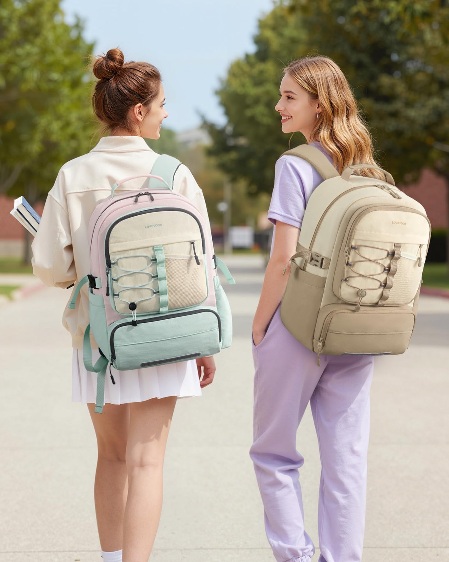 LOVEVOOK Backpack for Kids Teen Girls, Cute Back to School Backpack Bookbag
