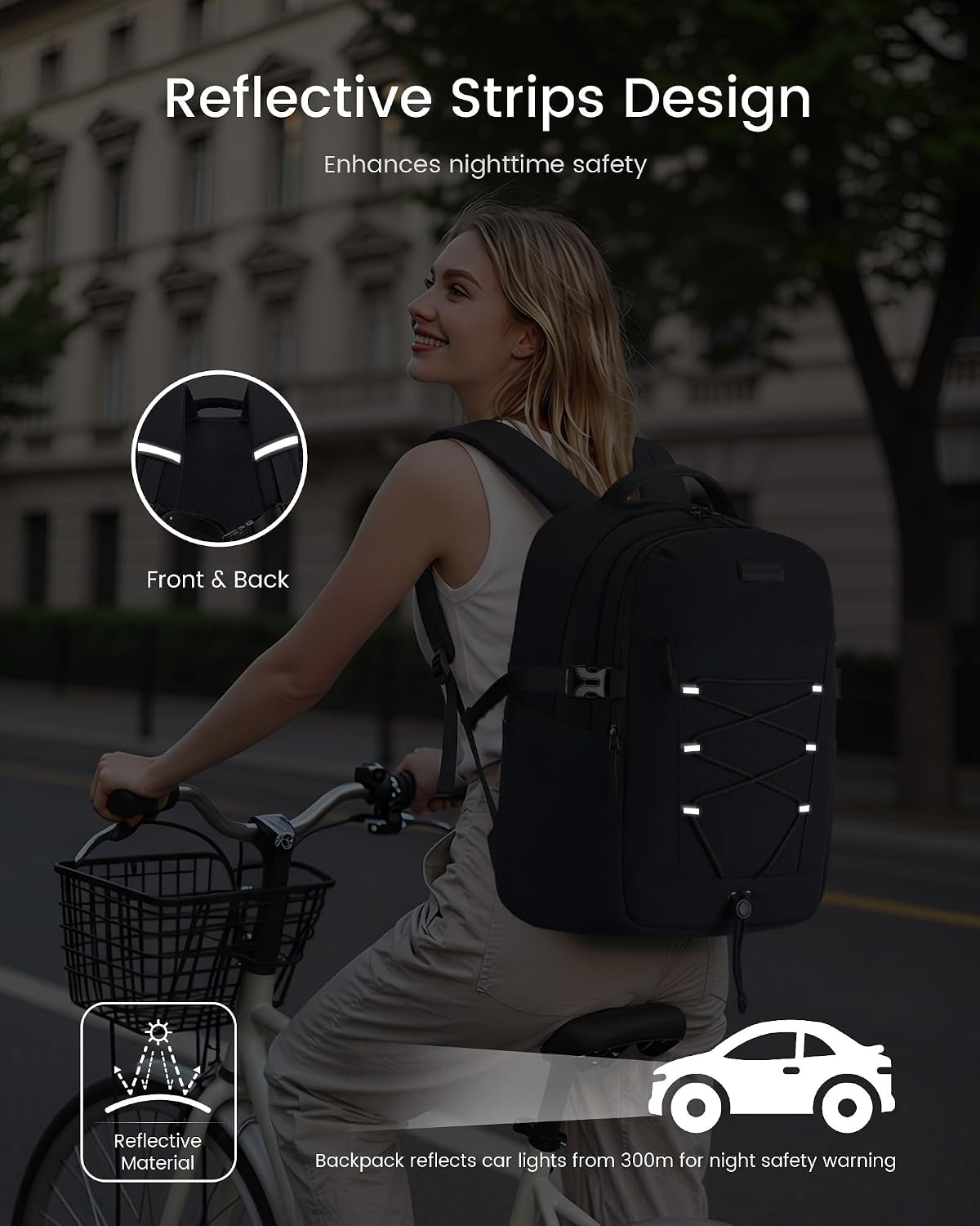LOVEVOOK Laptop Backpack for College, Work Backpack for Women & Men