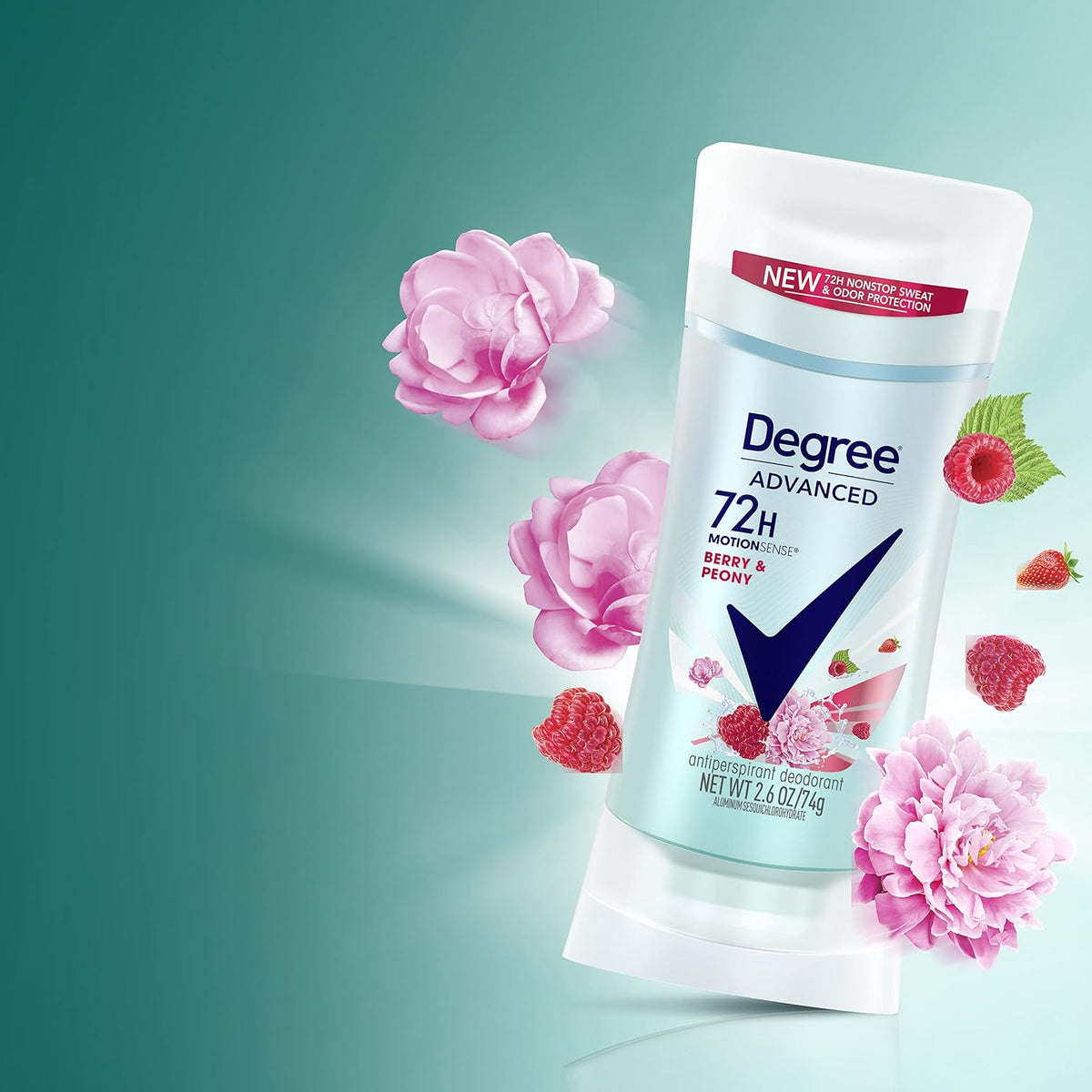 Degree Advanced Protection Antiperspirant Deodorant Shower Clean 72H 2.6 oz