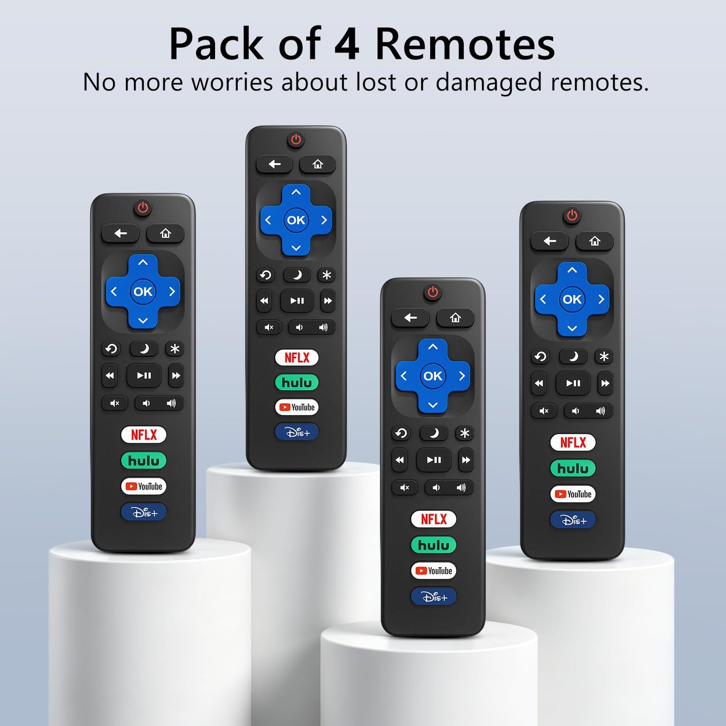 Universal-TV-Remote-Control for Samsung LG Vizio Roku TCL Hisense Sony TVs