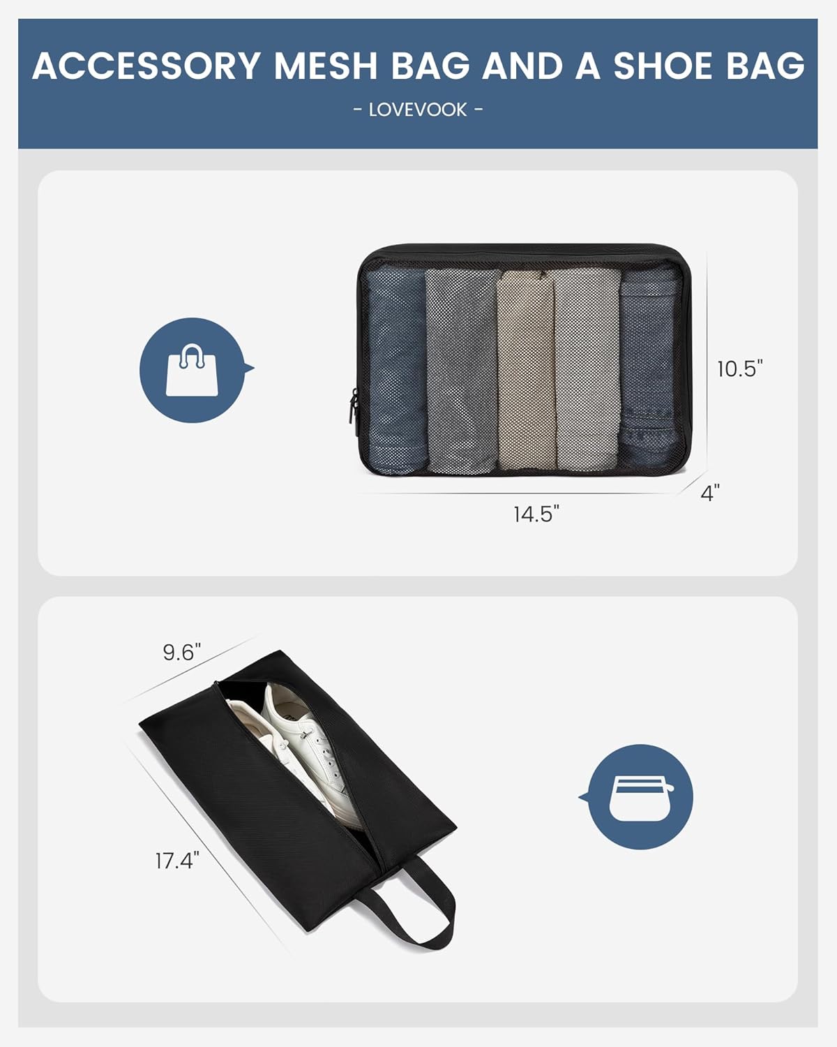 Carry On Luggage 22x14x9 Airline Approved with TSA Lock for Business Trip
