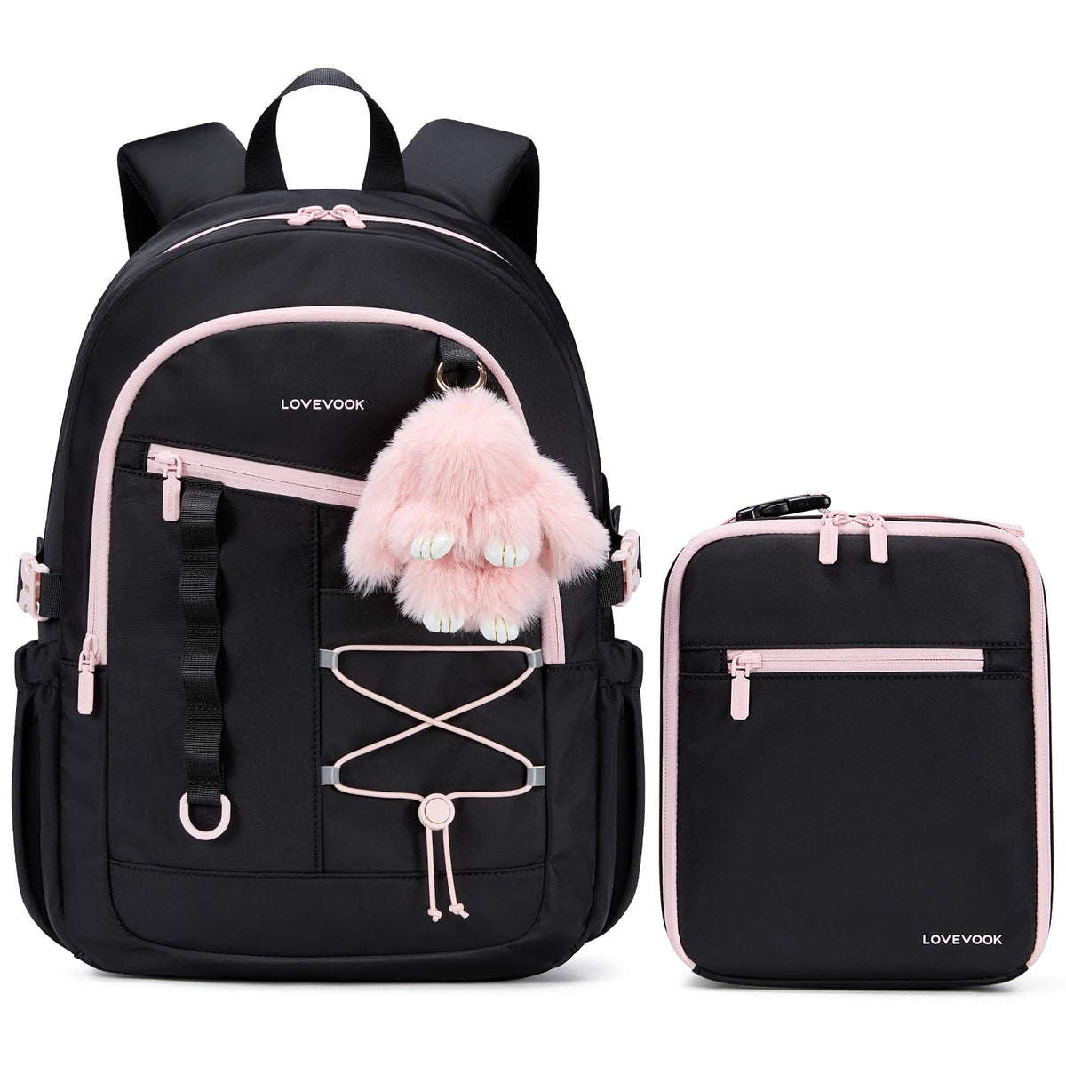 LOVEVOOK School Backpack for Girls，large Capacity 15.6 Laptop Backpack