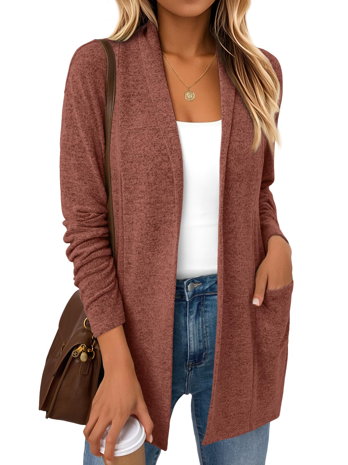 LILLUSORY Cardigan for Women Lightweight Cardigans Fall Fashion Outfits
