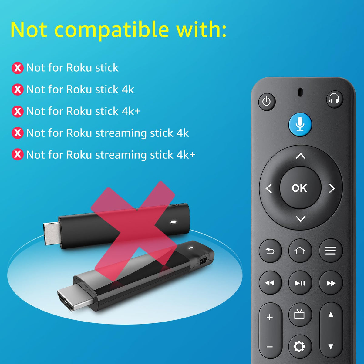Universal-TV-Remote-Control for Samsung LG Vizio Roku TCL Hisense Sony TVs