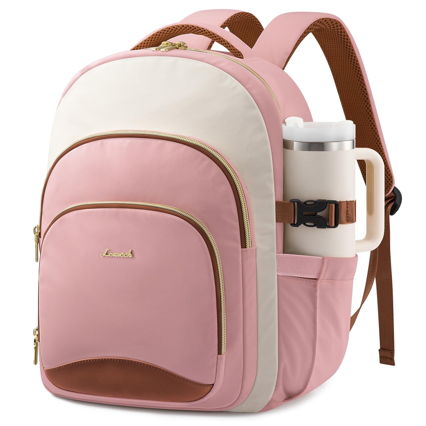 LOVEVOOK Laptop Backpack for Women, 15.6-Inch Work Backpack, Back to School Bookbag for College Student Teen Girls, Casual Personal Item Travel Bag Business Computer Daypack for Teacher Nurse, Gift