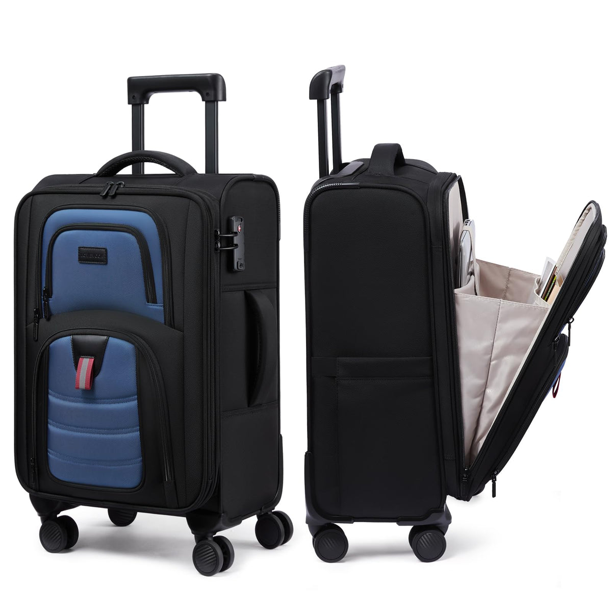 LOVEVOOK Carry On Luggage 22x14x9 - Airline Approved Spinner Suitcase