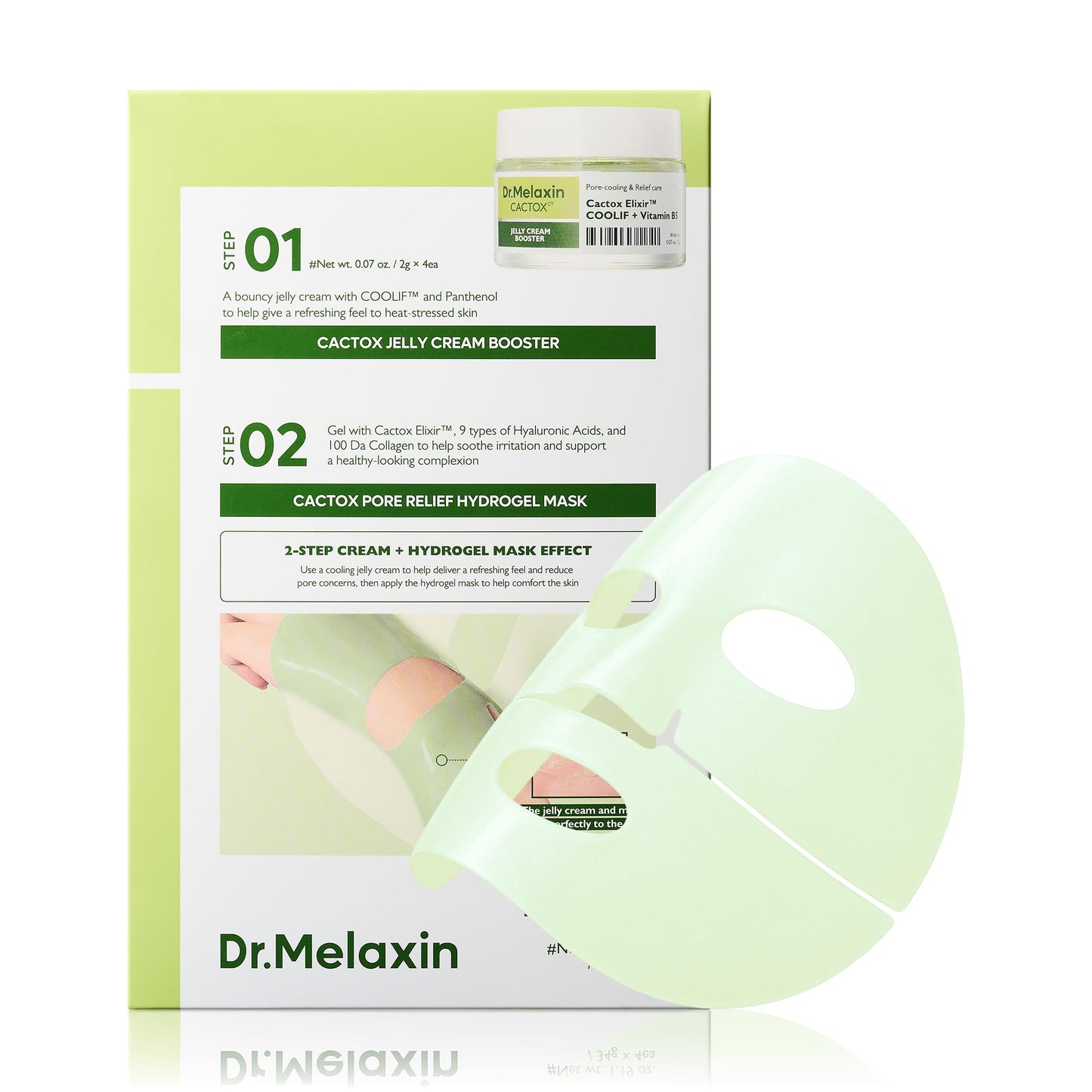 Dr.Melaxin TX Astaxanthin Melanin Recovery & Firming Hydrogel Mask (4 Sheets) – Dark Spot Correcting 2-Step Mask with Tranexamic Acid, Niacinamide, PDRN & Collagen for Elasticity