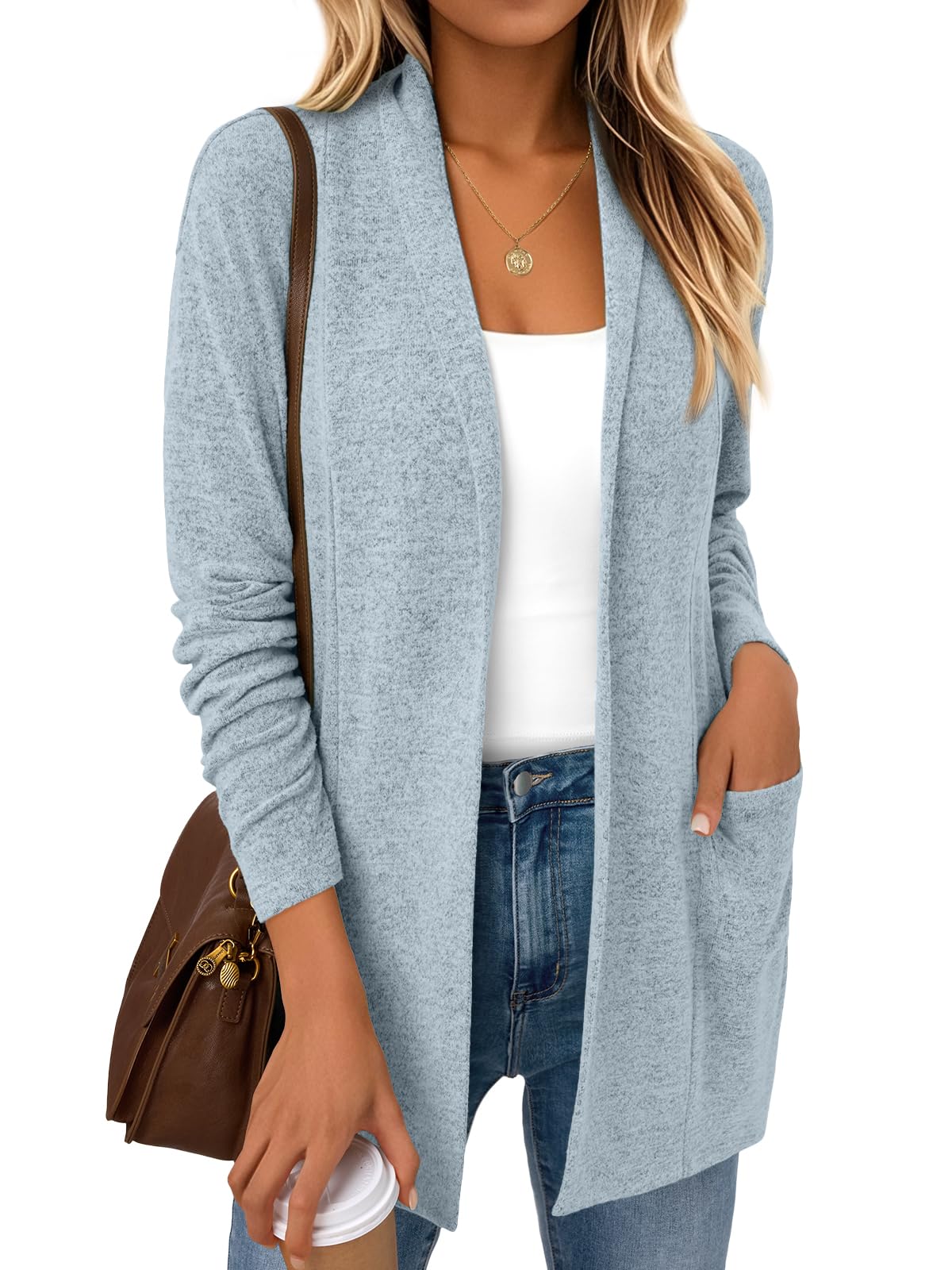 LILLUSORY Cardigan for Women Lightweight Cardigans Fall Fashion Outfits