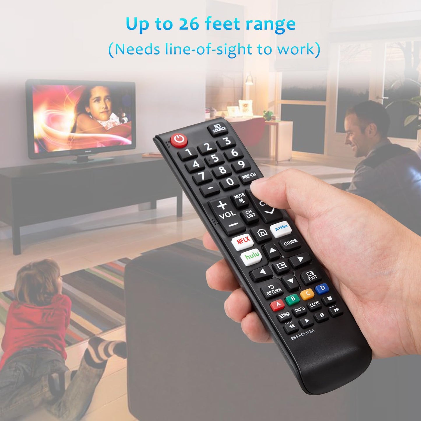(2 Pack) Replacement Remote for Roku Box Express Player Premiere Control