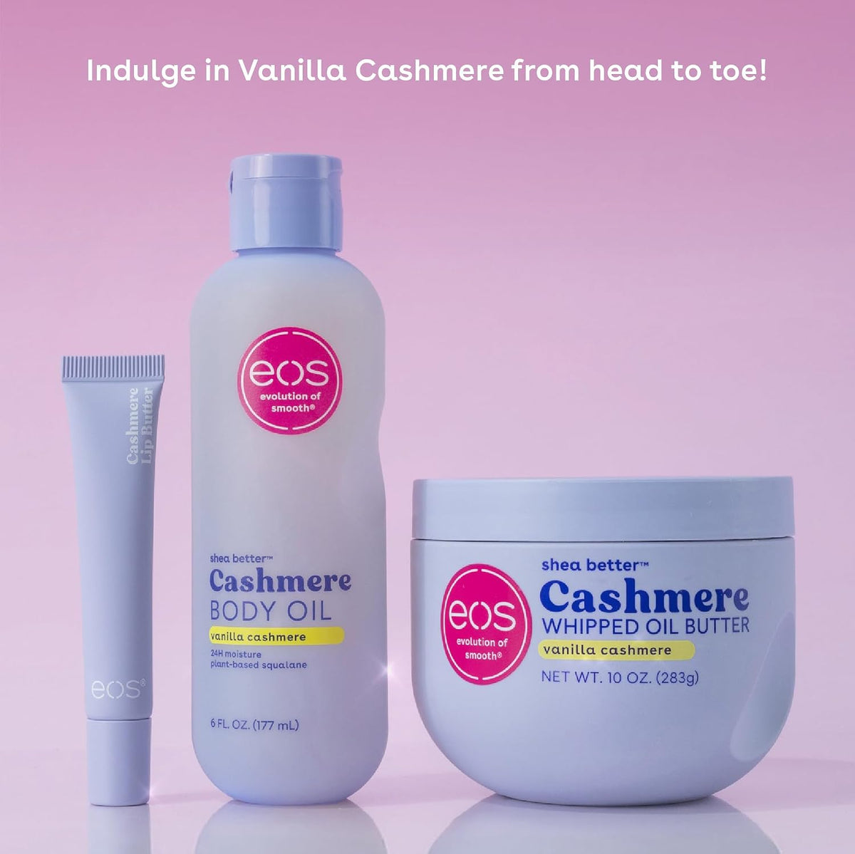 eos Cashmere Body Wash- Vanilla Cashmere, Creamy Gel with Shea Butter, 16 fl oz