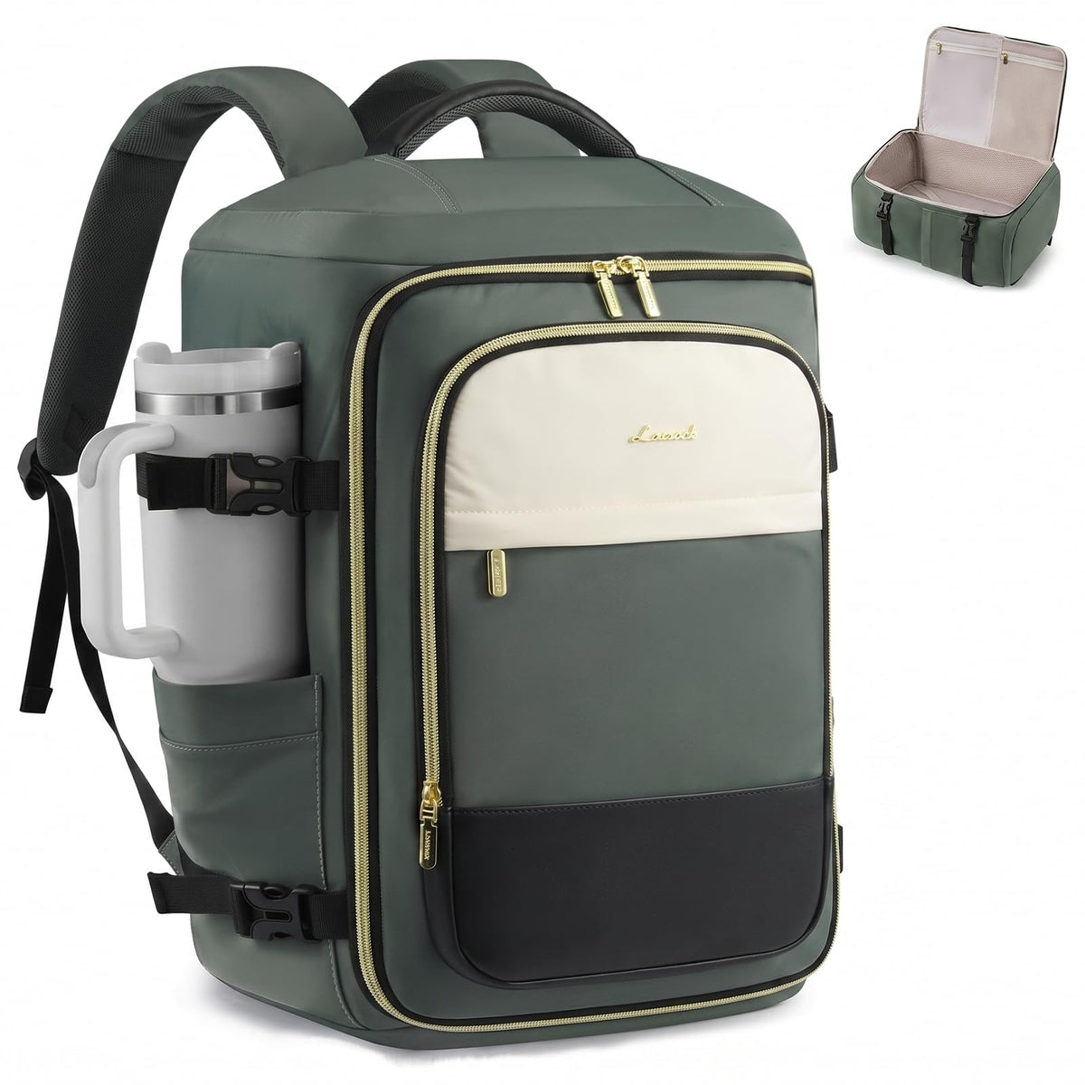 LOVEVOOK Travel Backpack Carry on Flight Approved for Women/Men