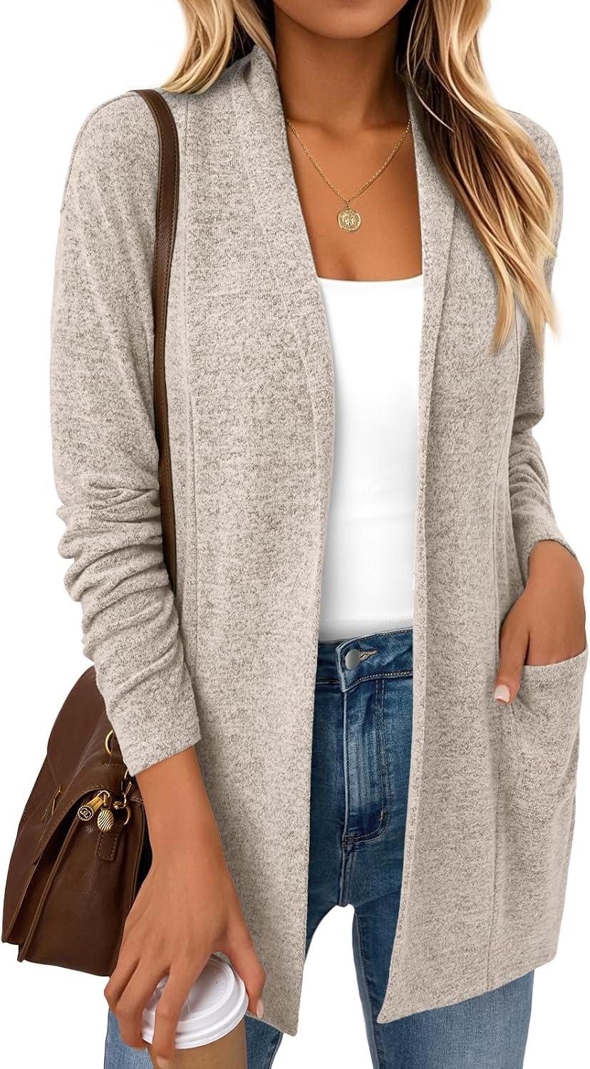 LILLUSORY Cardigan for Women Lightweight Cardigans Fall Fashion Outfits