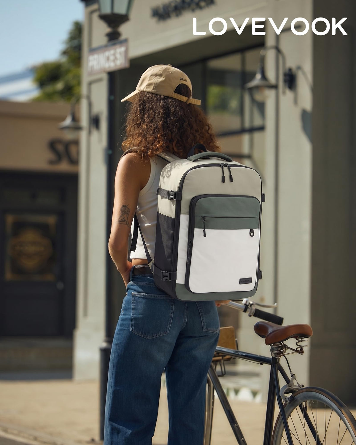 LOVEVOOK 40L Travel Backpack for Women Men, Carry on Backpack for Travel