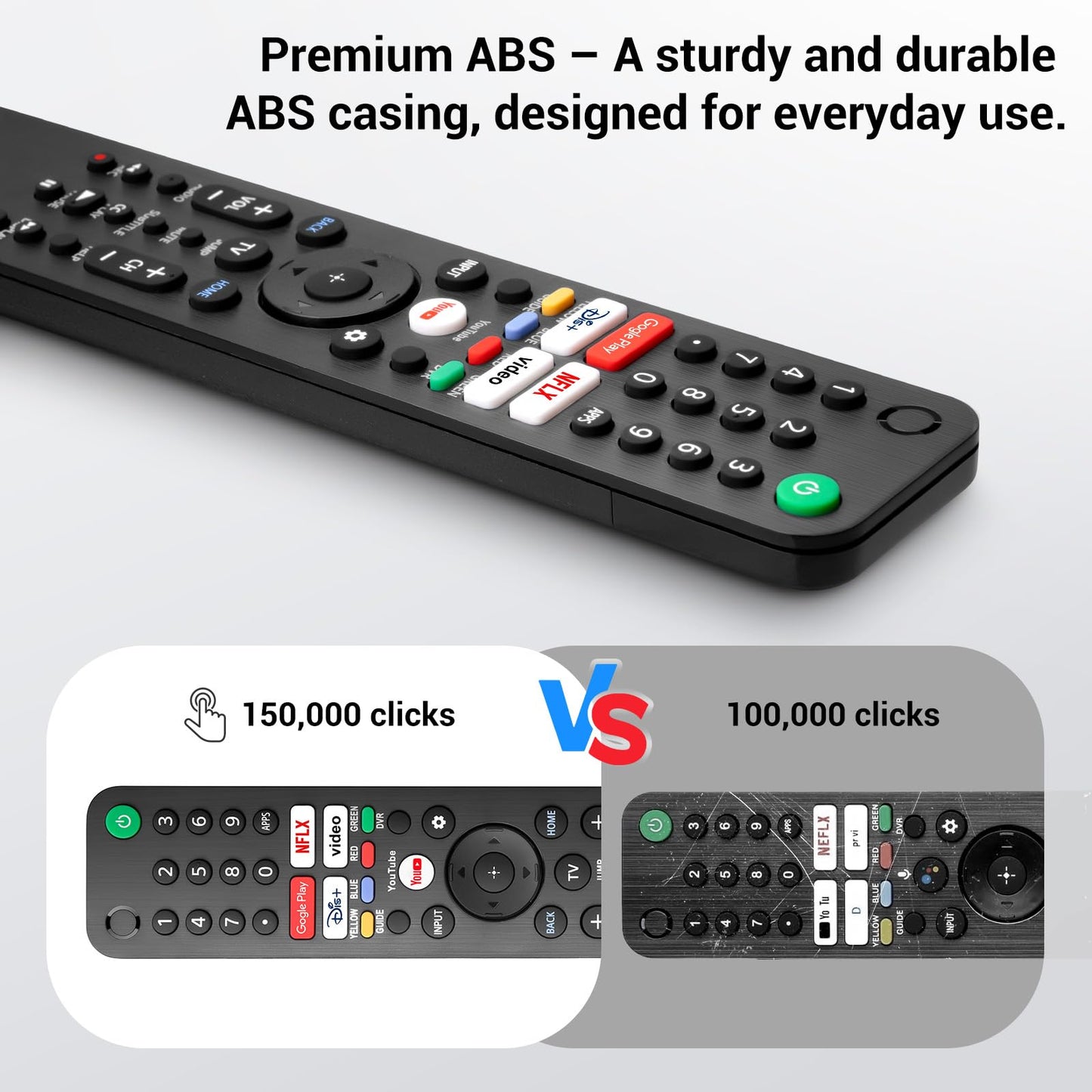 Universal-TV-Remote-Control for Samsung LG Vizio Roku TCL Hisense Sony TVs