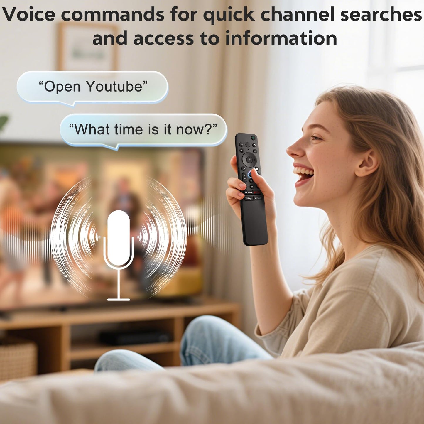 Universal-TV-Remote-Control for Samsung LG Vizio Roku TCL Hisense Sony TVs