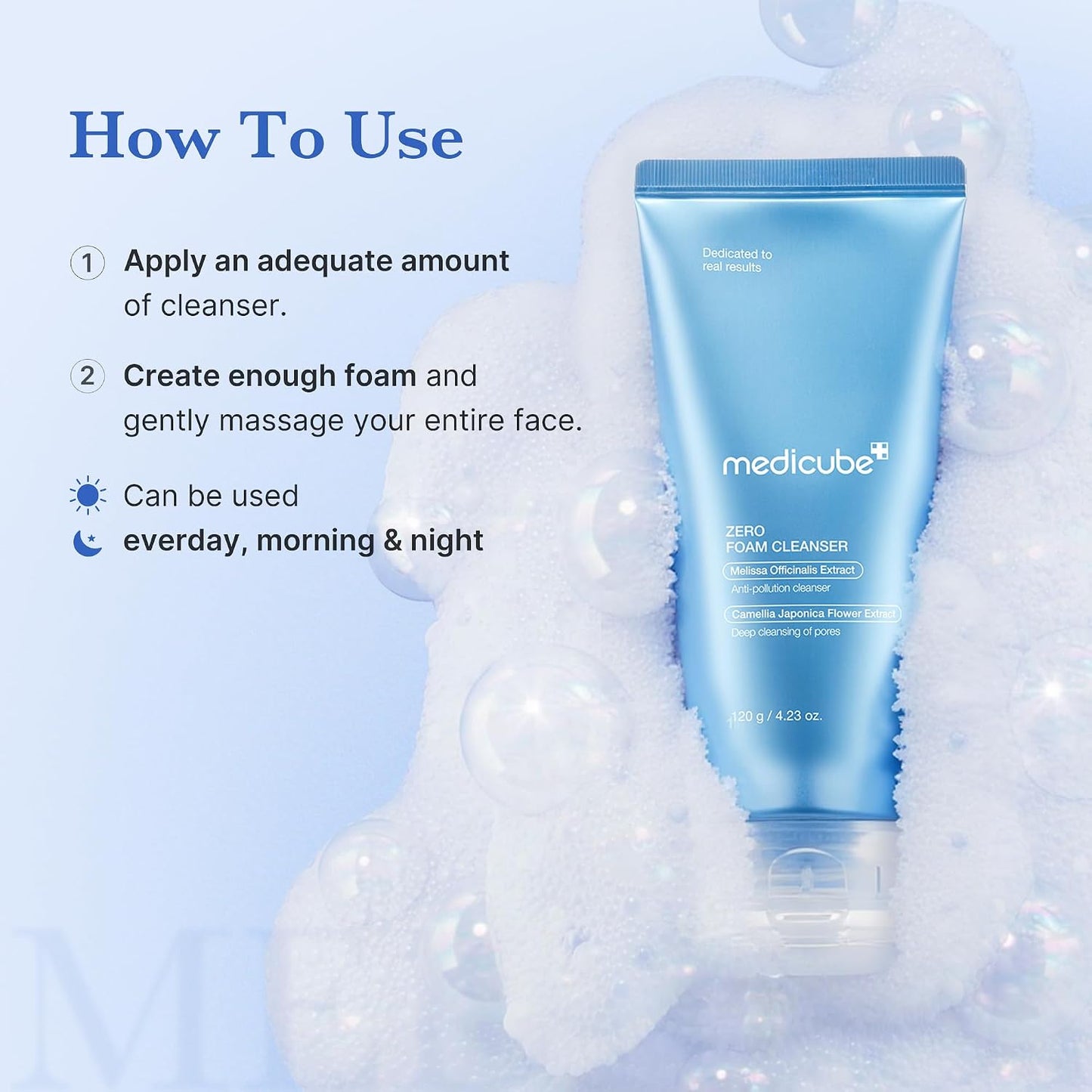 medicube Facial Cleanser Zero Pore Capsule Foam Cleanser