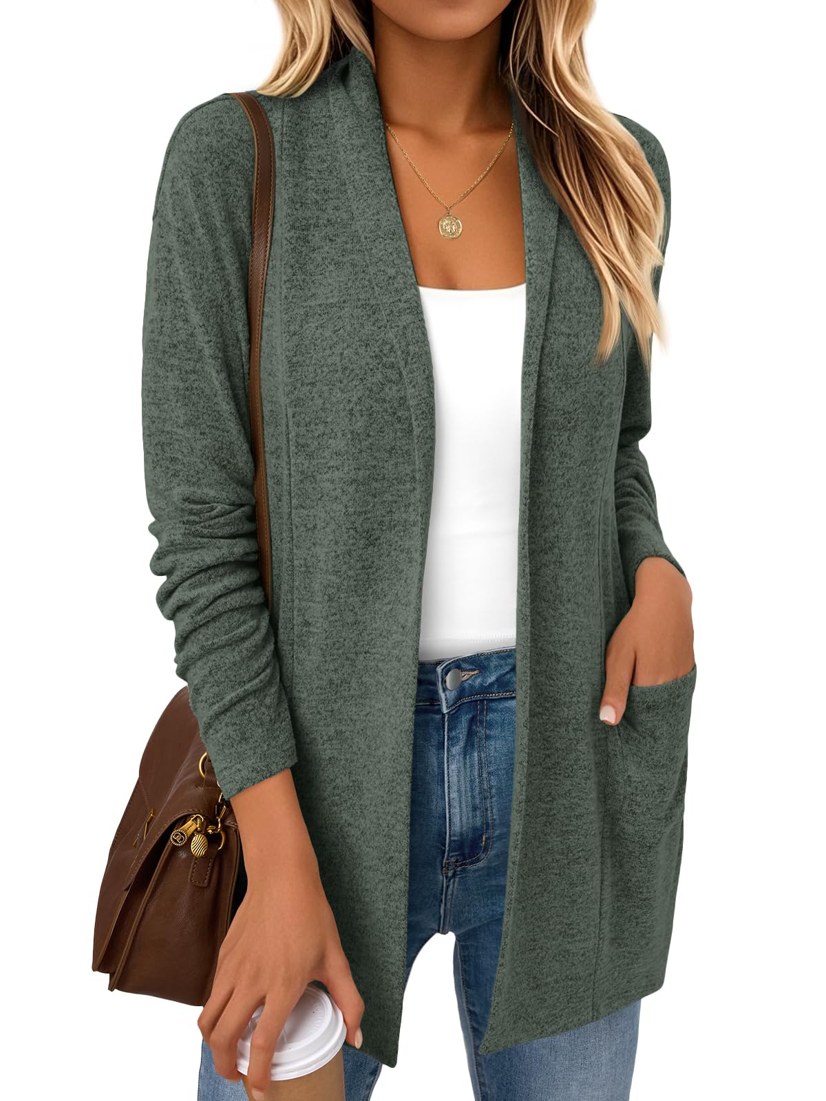 LILLUSORY Cardigan for Women Lightweight Cardigans Fall Fashion Outfits