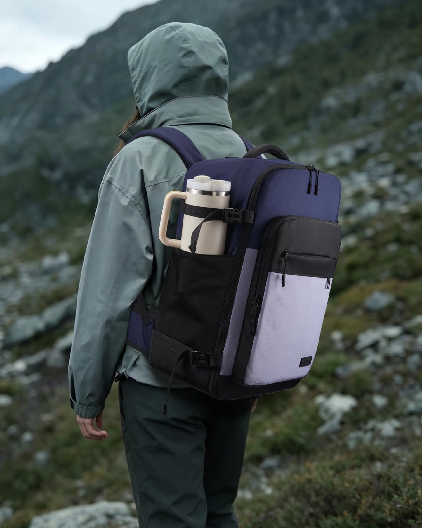 LOVEVOOK 40L Travel Backpack for Women Men, Carry on Backpack for Travel
