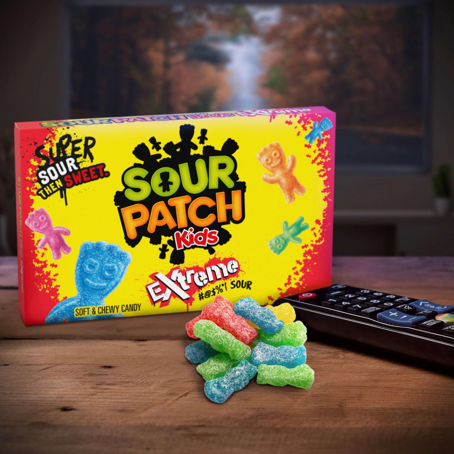 SOUR PATCH KIDS Big Kids Soft & Chewy Gummy Halloween Candy, 100 ct