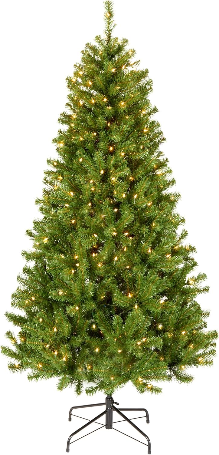 National Tree Company 6ft Pre-Lit North Valley Spruce Christmas Tree
