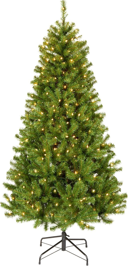 National Tree Company 6ft Pre-Lit North Valley Spruce Christmas Tree