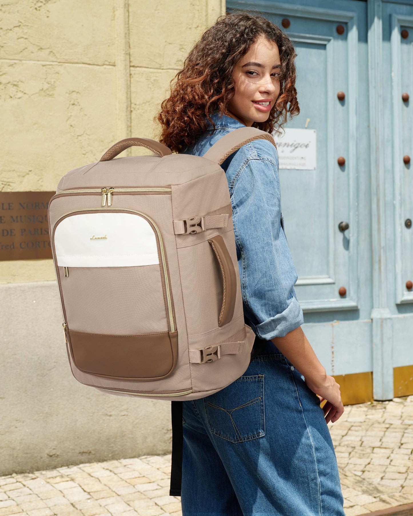 LOVEVOOK Travel Backpack Carry on Flight Approved for Women/Men