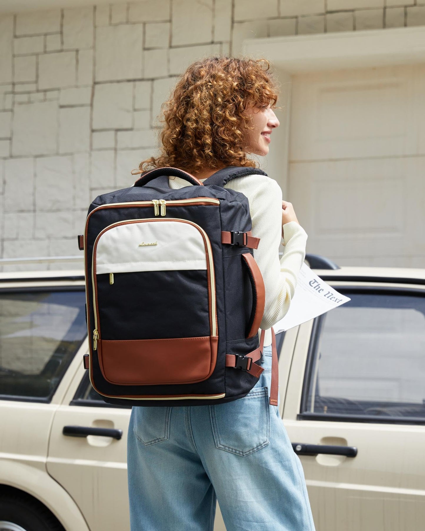 LOVEVOOK Travel Backpack Carry on Flight Approved for Women/Men