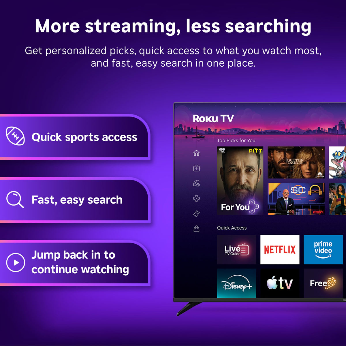 Roku 24-Inch Select Series Smart TV 2026-720p HD TV - RokuTV