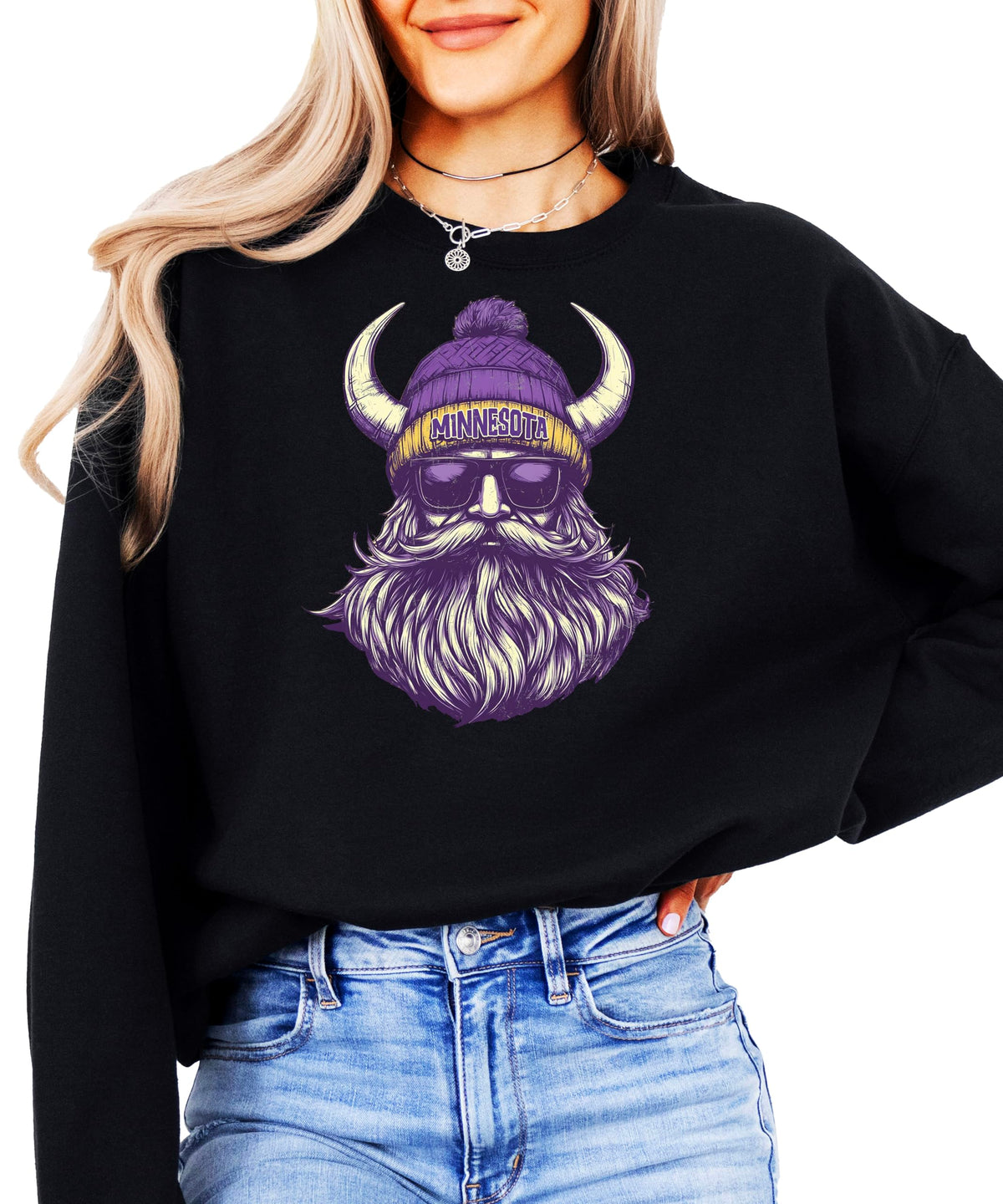 Olive Loves Apple Minnesota Football Sports Sweatshirt for Men Women Youth and Toddler Boys and Girls