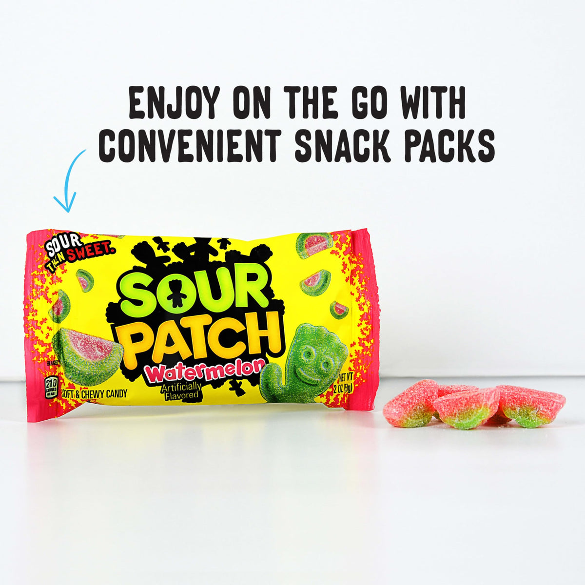 SOUR PATCH KIDS Big Kids Soft & Chewy Gummy Halloween Candy, 100 ct