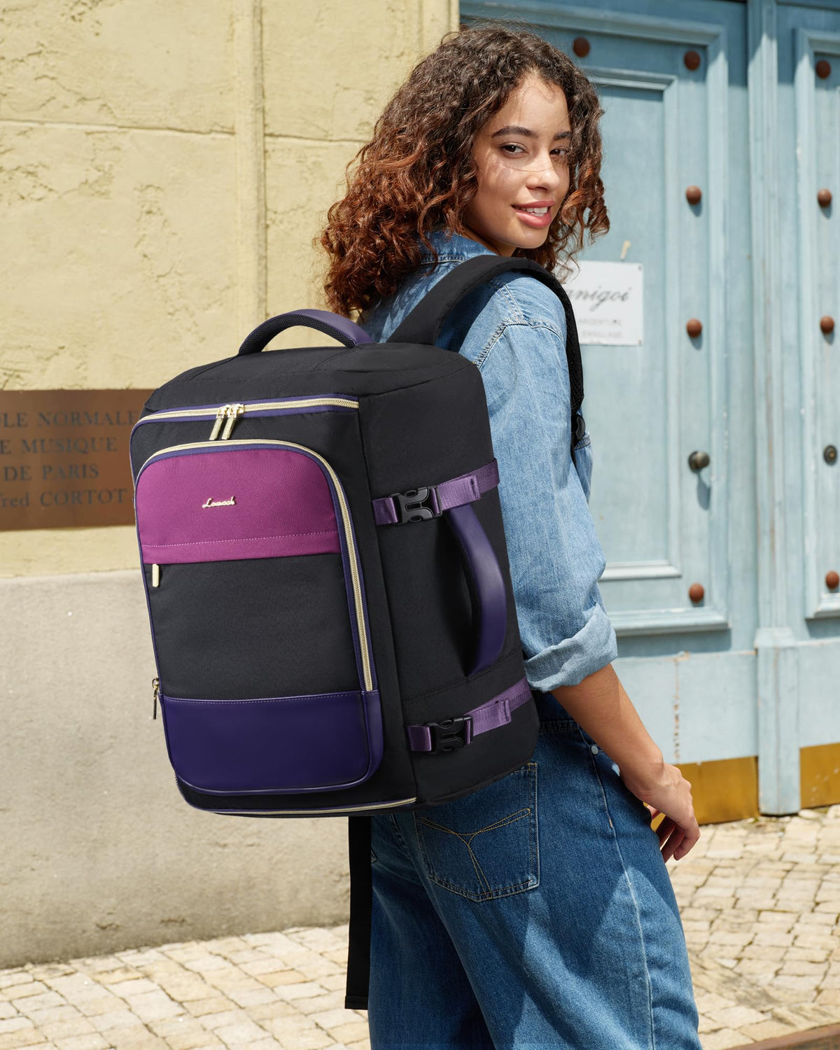 LOVEVOOK Travel Backpack Carry on Flight Approved for Women/Men