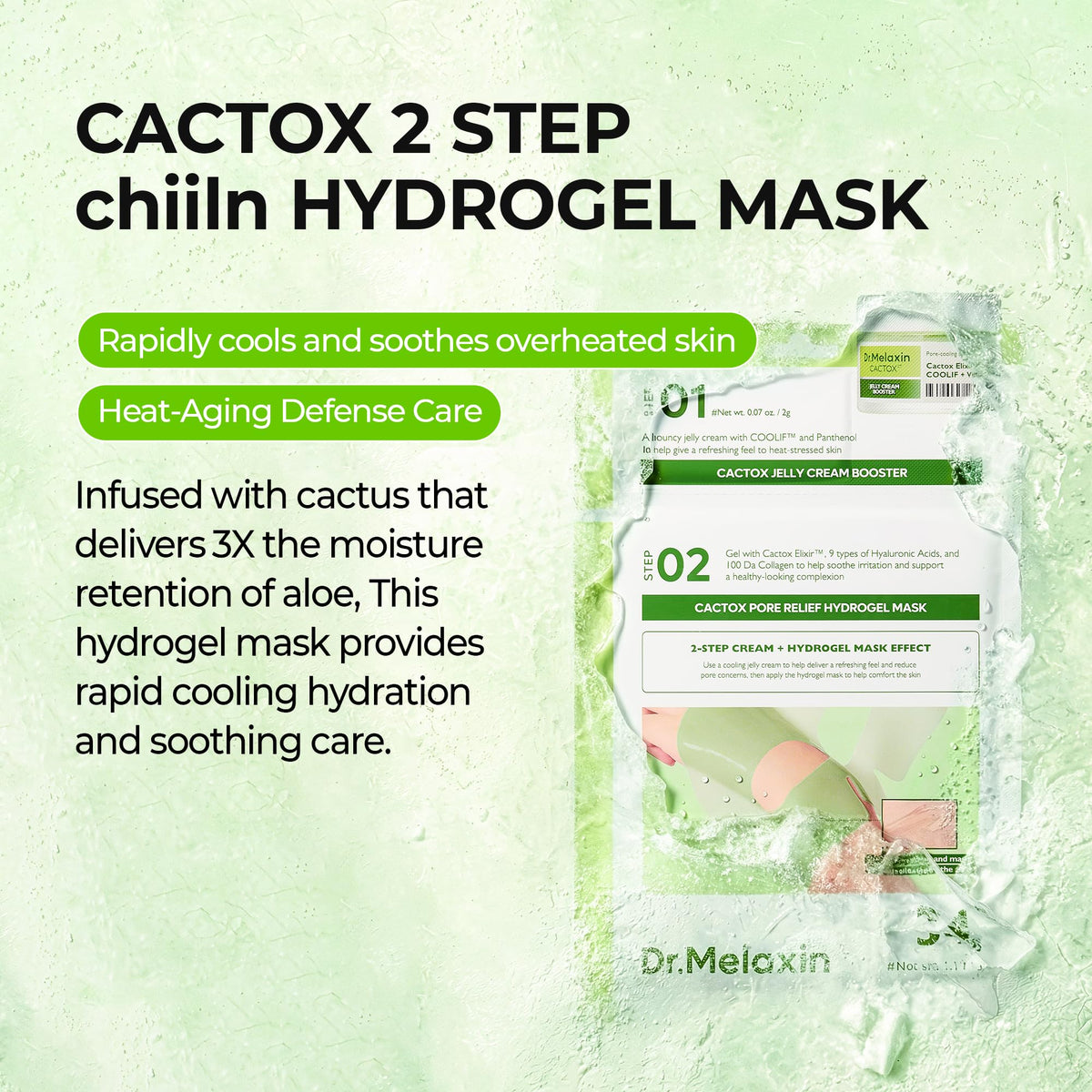 Dr.Melaxin TX Astaxanthin Melanin Recovery & Firming Hydrogel Mask (4 Sheets) – Dark Spot Correcting 2-Step Mask with Tranexamic Acid, Niacinamide, PDRN & Collagen for Elasticity