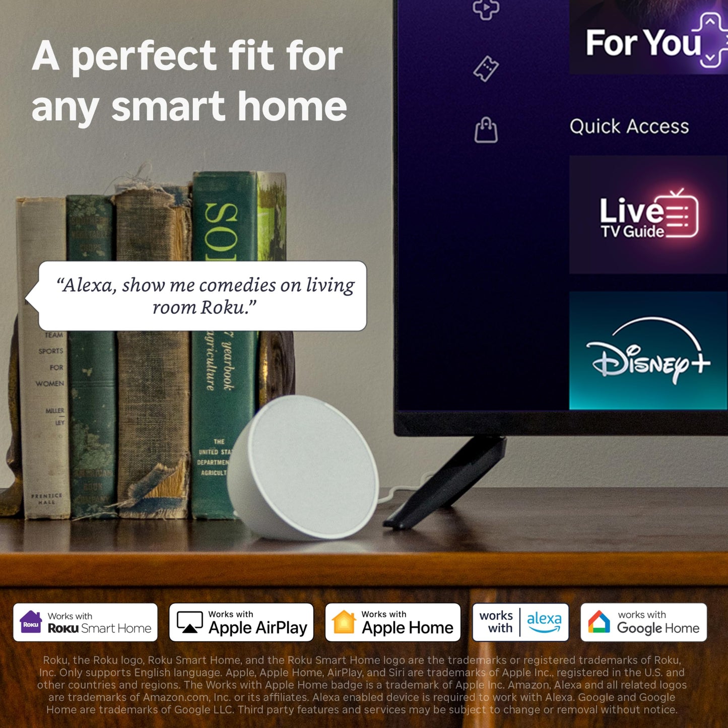 Roku Streaming Stick 4K with Voice Remote - HDR10+ & Dolby Vision