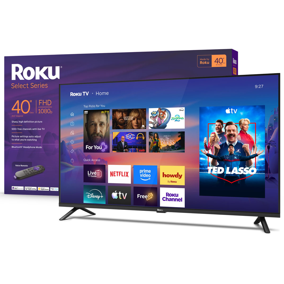 Roku 24-Inch Select Series Smart TV 2026-720p HD TV - RokuTV