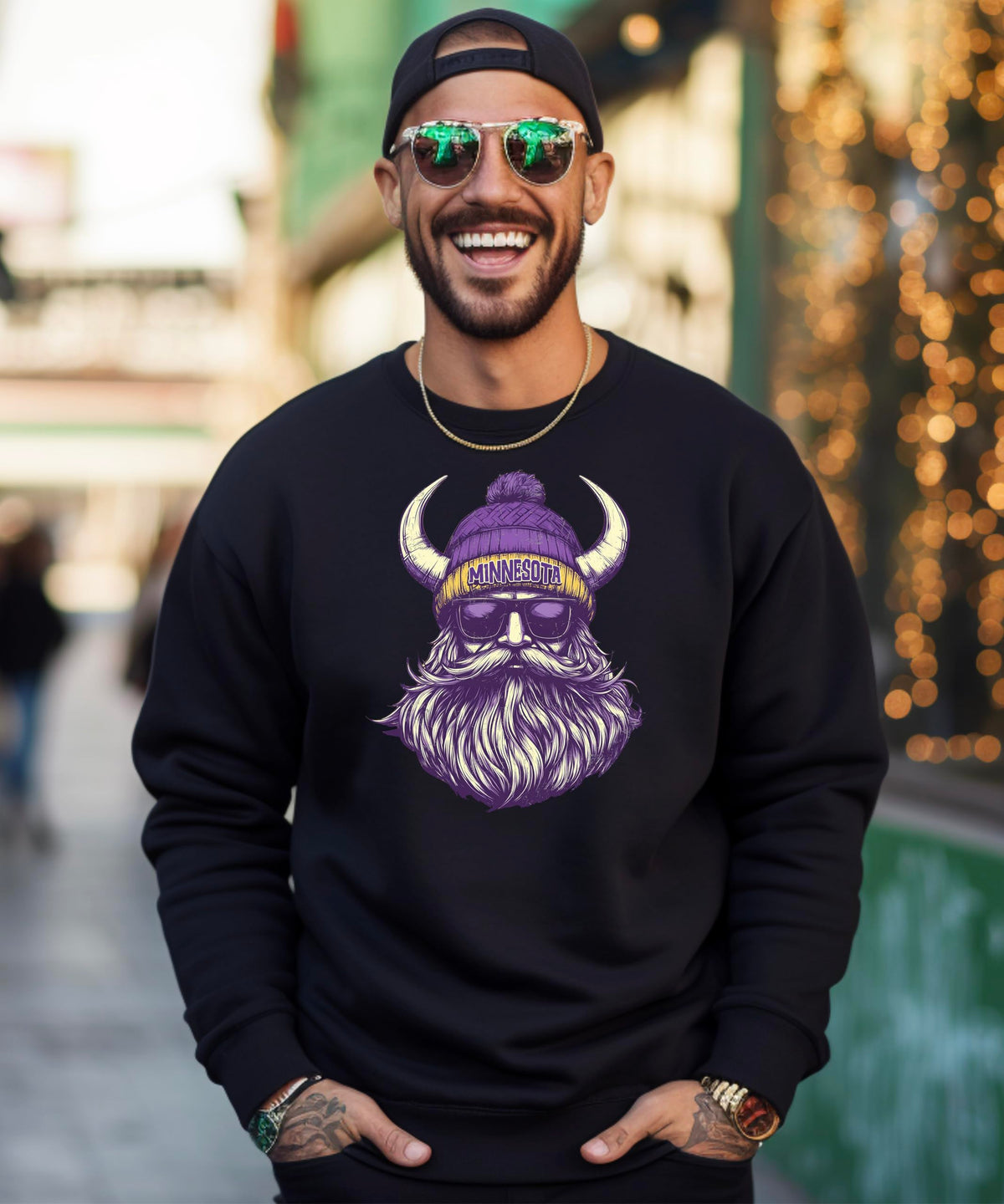 Olive Loves Apple Minnesota Football Sports Sweatshirt for Men Women Youth and Toddler Boys and Girls
