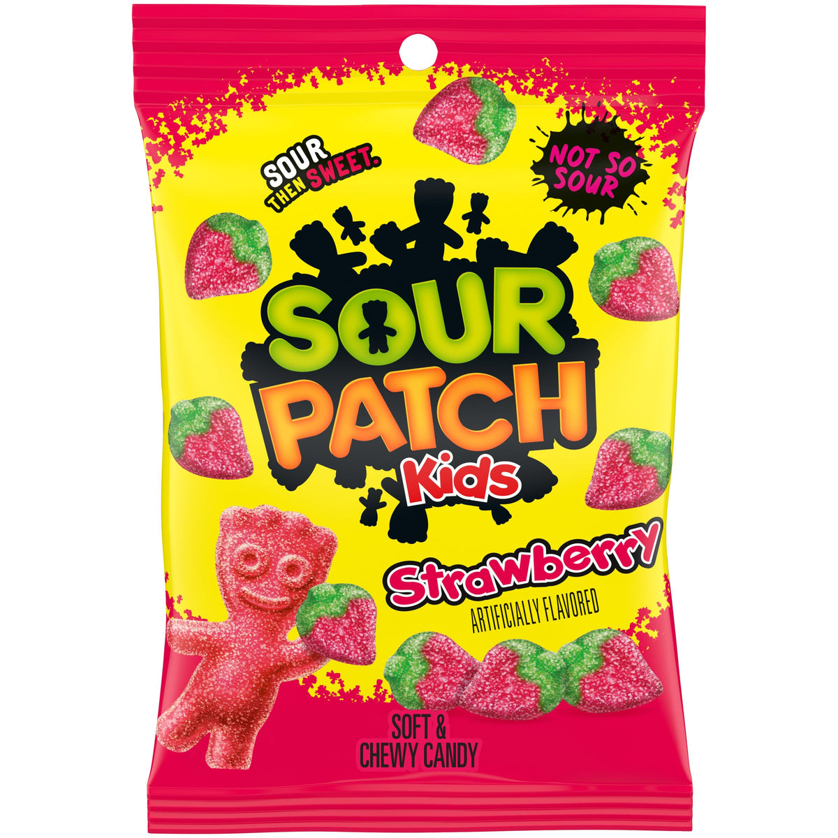 SOUR PATCH KIDS Big Kids Soft & Chewy Gummy Halloween Candy, 100 ct
