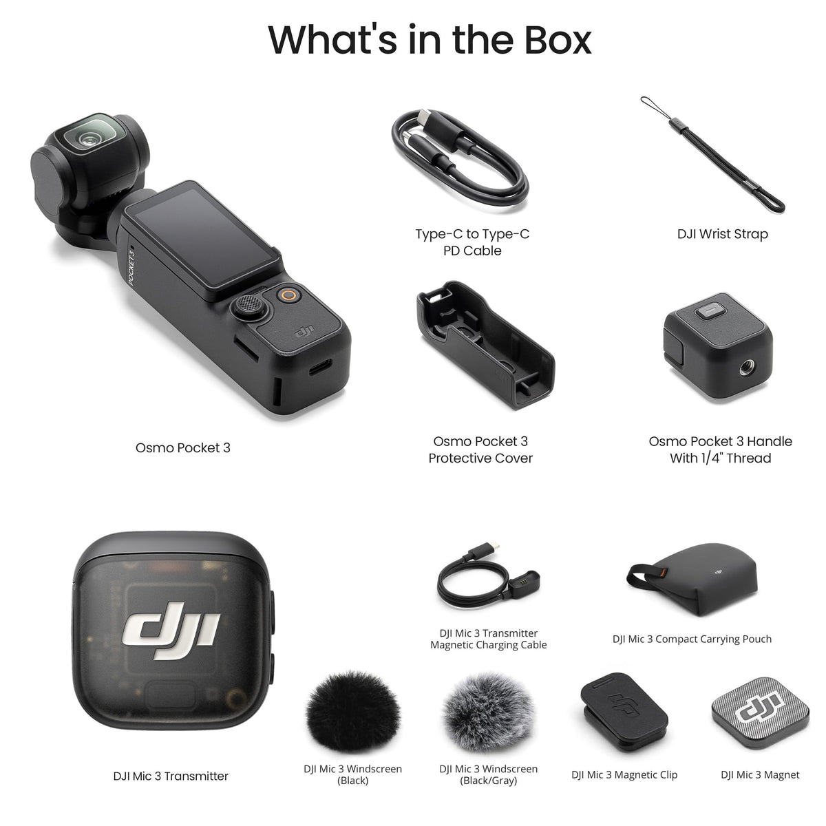 DJI Osmo Pocket 3 Creator Combo, Vlogging Camera with 1'' CMOS & 4K/120fps