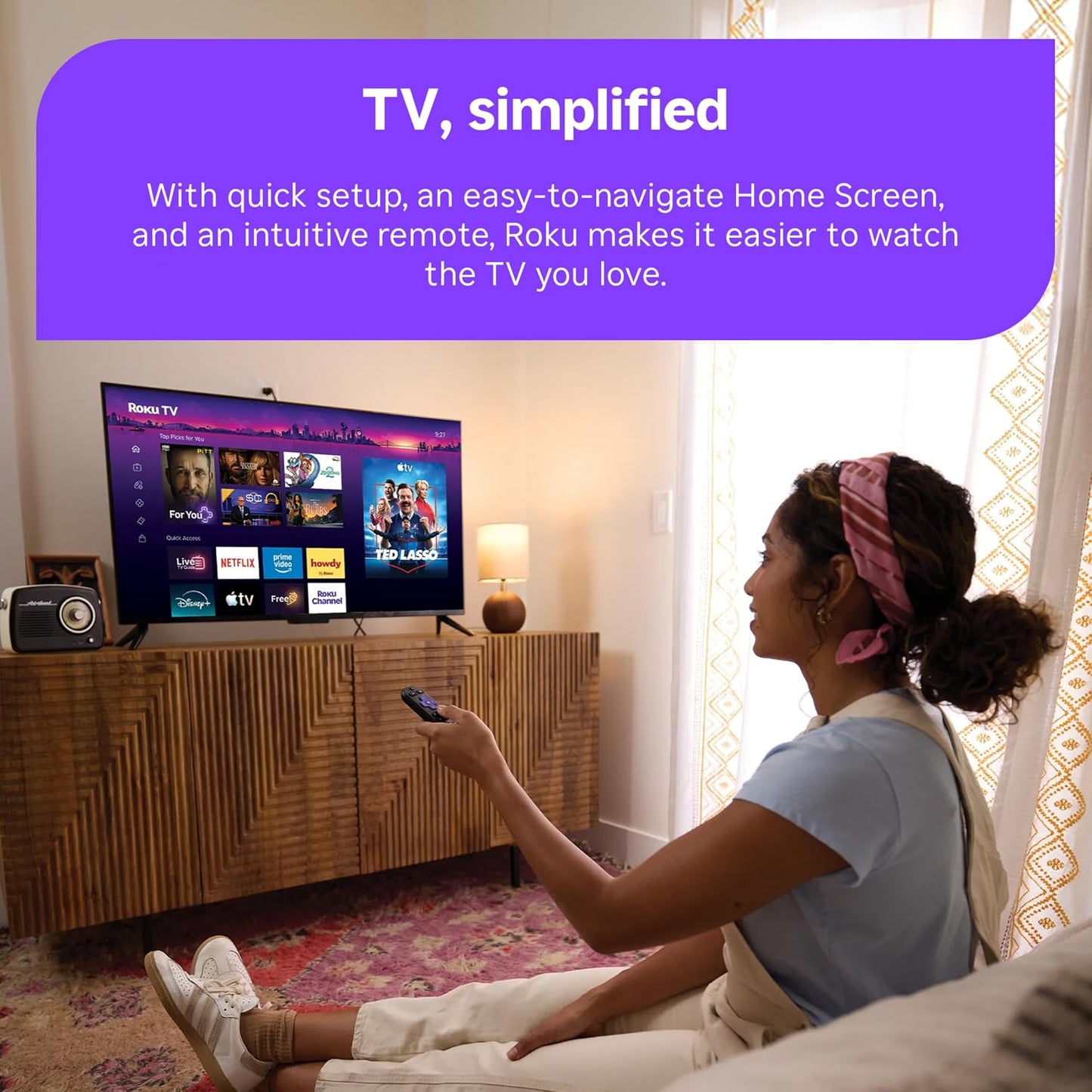 Roku 24-Inch Select Series Smart TV 2026-720p HD TV - RokuTV