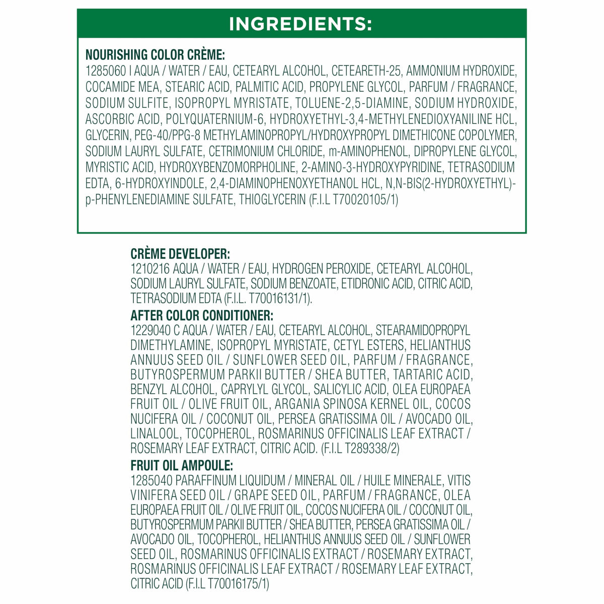 Garnier Nutrisse Ultra Crème Hair Color, Permanent Hair Dye with 100% Gray Coverage, Vegan & Cruelty-Free, 100 Extra-Light Natural Blonde (Chamomile), 2 Count