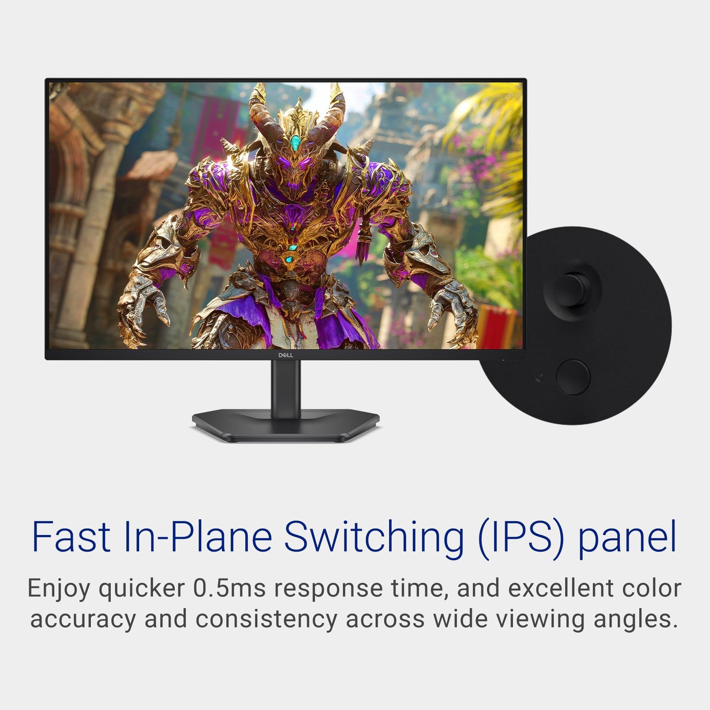 Dell 27 Monitor - SE2726H - 27-inch FHD (1920x1080) 144Hz 1ms Display, in-Plane Switching (IPS) Technology, AMD FreeSync™, TÜV 3-Star 2X HDMI, Tilt
