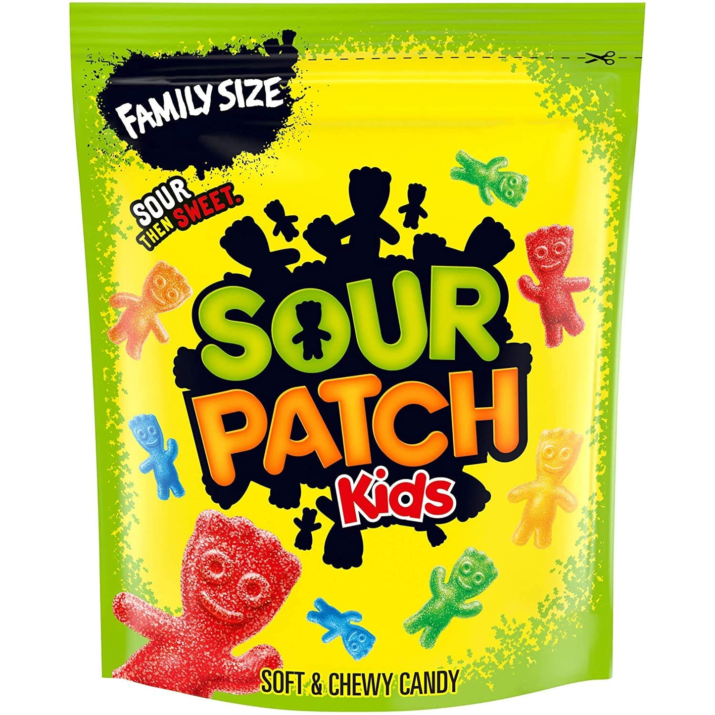 SOUR PATCH KIDS Big Kids Soft & Chewy Gummy Halloween Candy, 100 ct