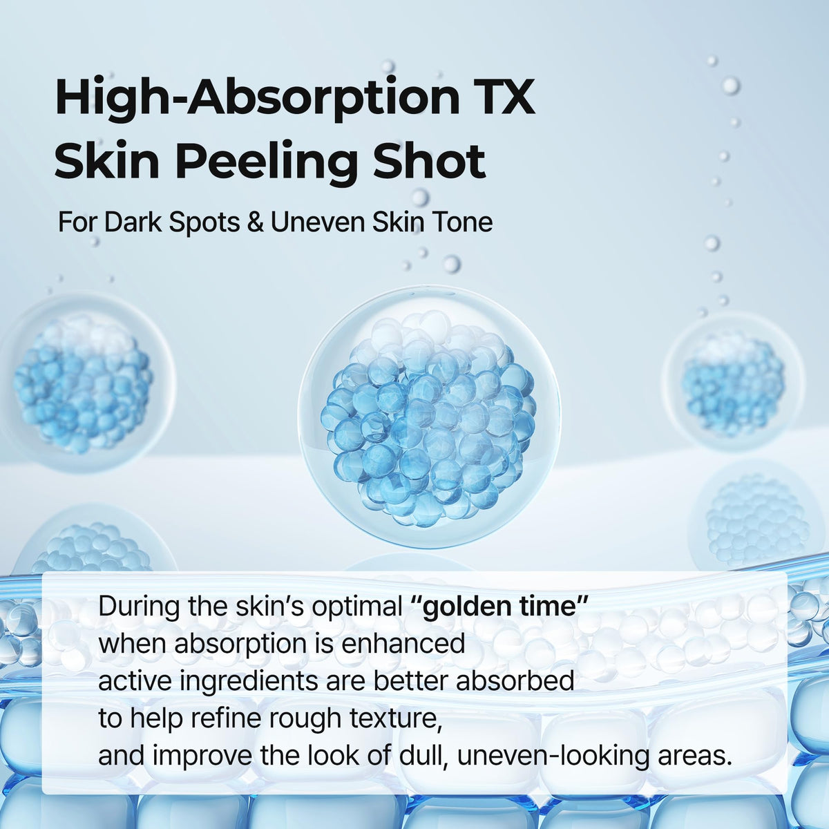Dr.Melaxin Peel Shot Black Rice Exfoliating Ampoule, Face Exfoliator with AHA BHA Niacinamide Rice Bran Water, Blackhead Remover, Pore Minimizer, Brightening Glass Skin Serum, Korean Skin Care, 2.7 oz
