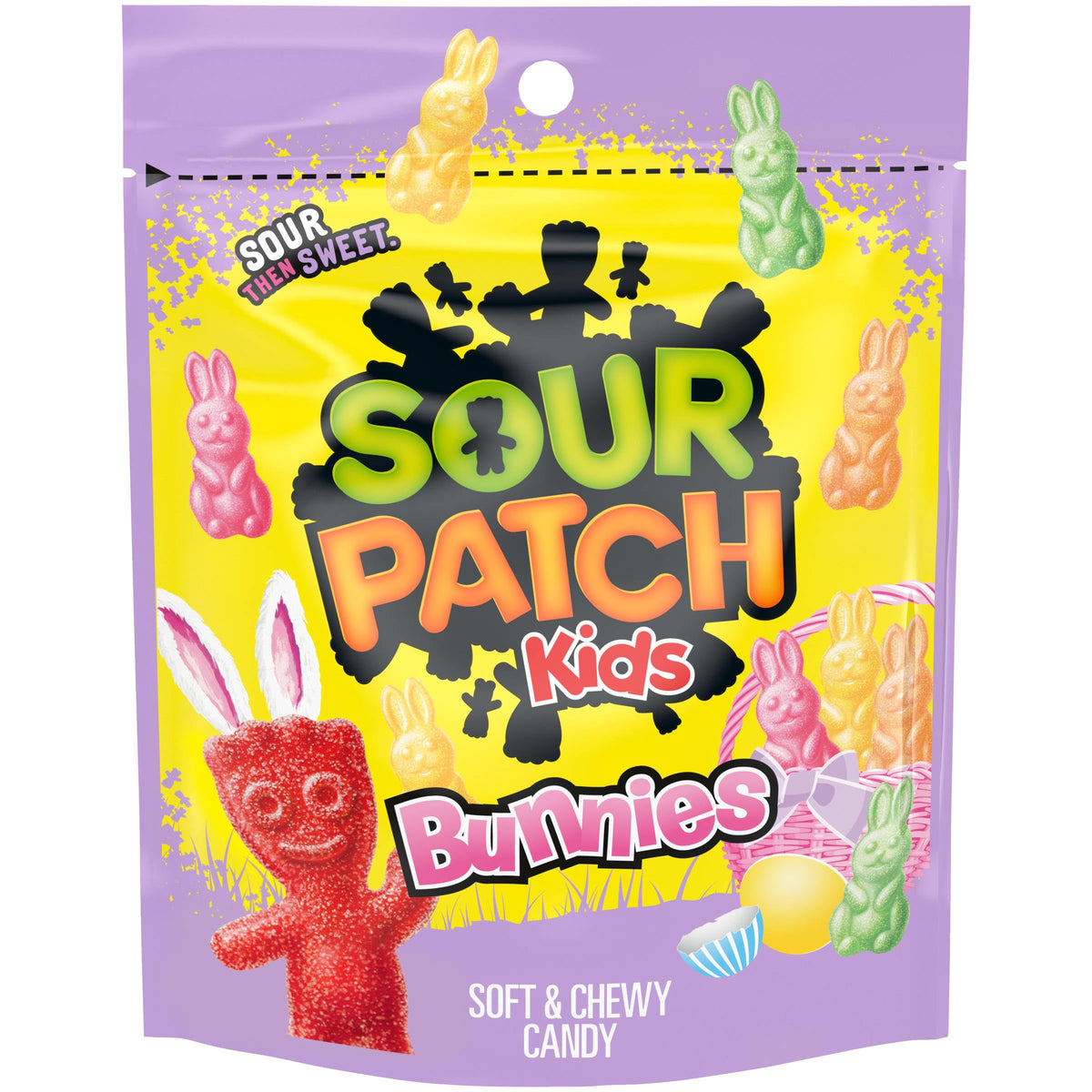 SOUR PATCH KIDS Big Kids Soft & Chewy Gummy Halloween Candy, 100 ct